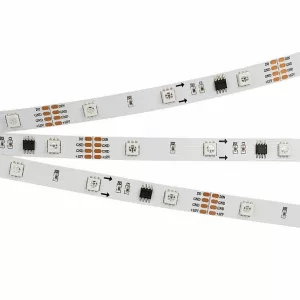 Светодиодная лента SPI-5000-AM 12V RGB (5060, 150 LED x3, 1804) (Arlight, Открытый, IP20) (021227)