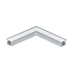 98989 Встраиваемый профиль угловой RECESSED PROFILE 2 к арт. 98987, L110, алюминий/пластик, белый EGLO