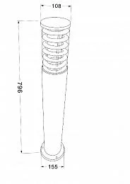 Ландшафтный светильник Maytoni Outdoor O576FL-01GR1