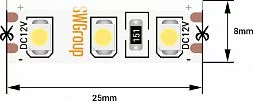 Лента светодиодная  3120 SWG3120-12-9.6-R-66-M SWG
