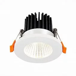 Св-к встр. Белый LED 1*10W 4000K 900Lm Ra>90 38° IP20 D80xH60 170-240V Встраиваемые светильники ST704.548.10