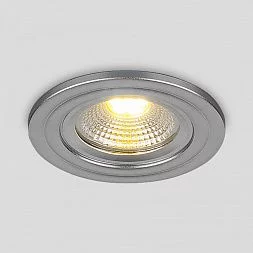 Встраиваемый точечный LED светильник серебро 9902 LED 3W COB SL серебро Elektrostandard a038458