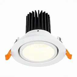 Св-к встр. Белый LED 1*10W 4000K 750Lm Ra>90 38° IP20 D102xH85 170-240V Встраиваемые светильники ST705.548.10