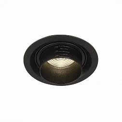 Светильник встр. Zoom Черный LED 1*12W 4000K 960Lm Ra90 15°-60° IP20 D115xH95 170-240V Встраиваемые светильники ST701.448.12