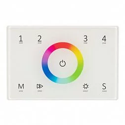 Панель Sens SMART-P83-RGB White (230V, 4 зоны, 2.4G) (Arlight, IP20 Пластик, 5 лет)