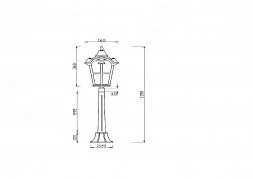 Ландшафтный светильник Maytoni Outdoor O413FL-01BZ1