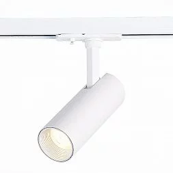 Св-к трек. Мат. белый LED 1*10W 3000K 900Lm Ra?80 24° IP20 L137xW49xH171 100-240V ST350 ST350.536.10.24