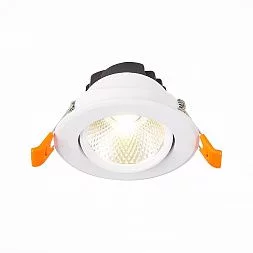 Св-к встр. Белый LED 1*8W 4000K 640Lm Ra80 36° IP20 D86xH50 220-240V Встраиваемые светильники ST211.548.08.36