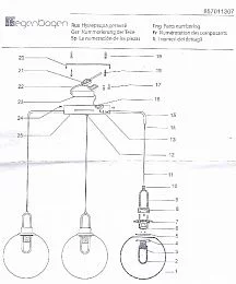 Потолочный светильник De Markt Крайс бронзовый 657011307