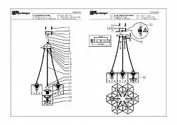 Потолочный светильник MW-Light Тетрис голубой 719010306