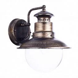 Уличный настенный светильник Arte Lamp AMSTERDAM Коричневый A1523AL-1BN