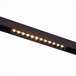 Магнитный трековый светильник Черный LED 1*12W 3000K 1 009Lm Ra>90 36° IP20 L222xW22xH44 48V SKYLINE 48 ST361.436.12