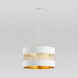 Подвесной светильник с тканевым абажуром TK Lighting Tago White 3222