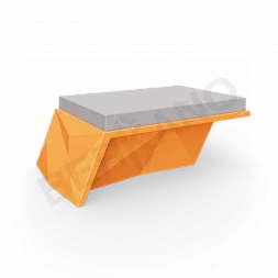 Угловой модуль Quaro с подушками Orange / Gray