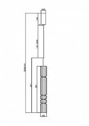 Подвесной светильник Maytoni MOD272PL-L12BS3K