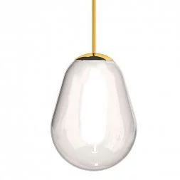 Плафон Nowodvorski Cameleon Pear S Transparent/Brass 8534