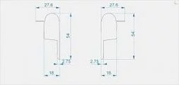 Торцевая заглушка R-EL-03-10 набор из 2 шт. Deko-Light 979710