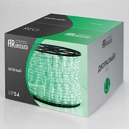 Дюралайт ARD-REG-FLASH Green (220V, 36 LED/m, 100m)