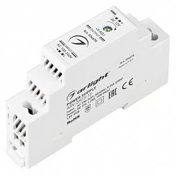 Блок питания ARV-DR15-12 (12V, 1.25A, 15W) (Arlight, IP20 DIN-рейка) (034670)