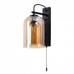 Бра Arte Lamp PAIO Черный A7015AP-1BK